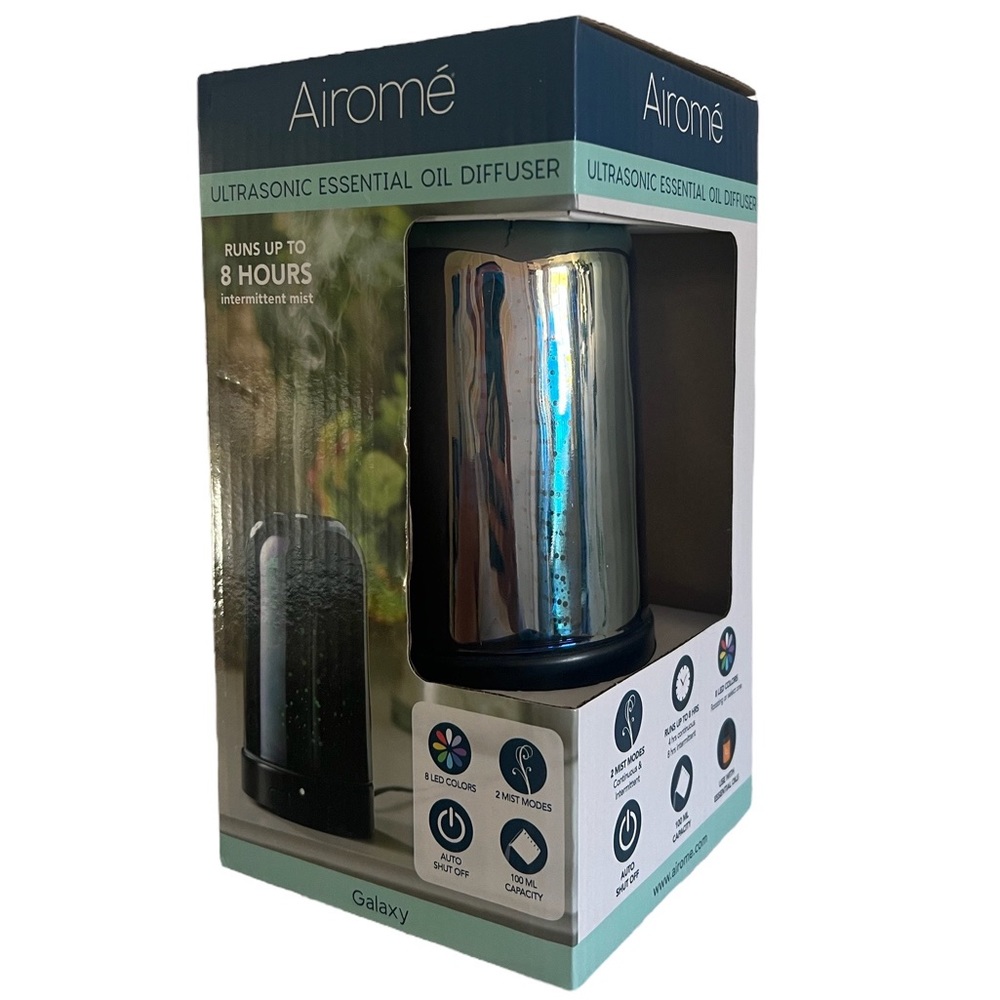 Airomé Ultrasonic Glass Essential Oil Diffuser: Galaxy - Picture 2 of 6